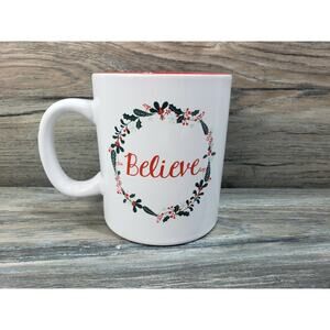 Jingles and Joy Coffee Mug Cup Believe